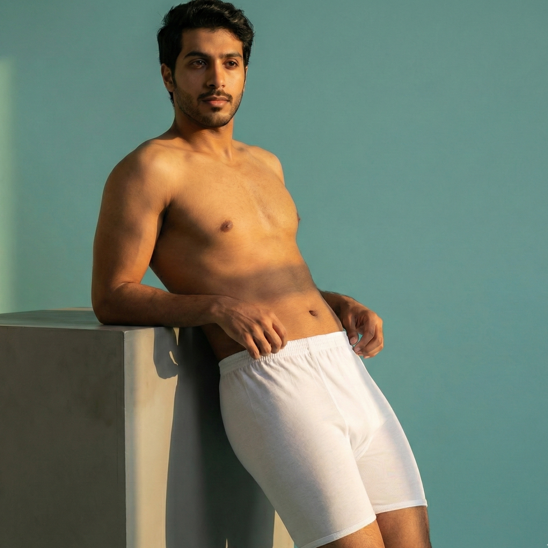 شورت رجالى قطن ابيض(6 قطع)