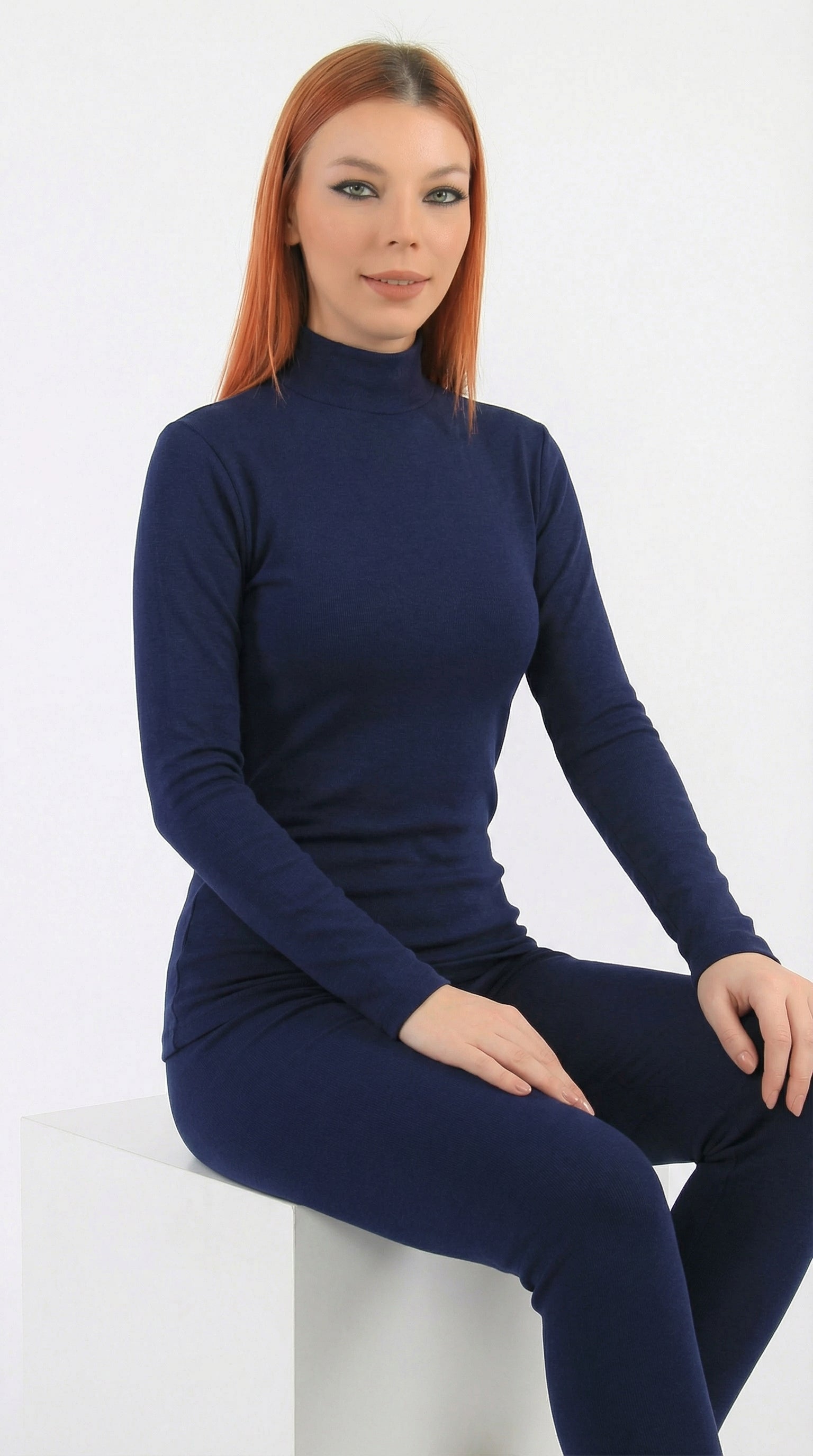 هاي كول نسائي كم طويل قطن