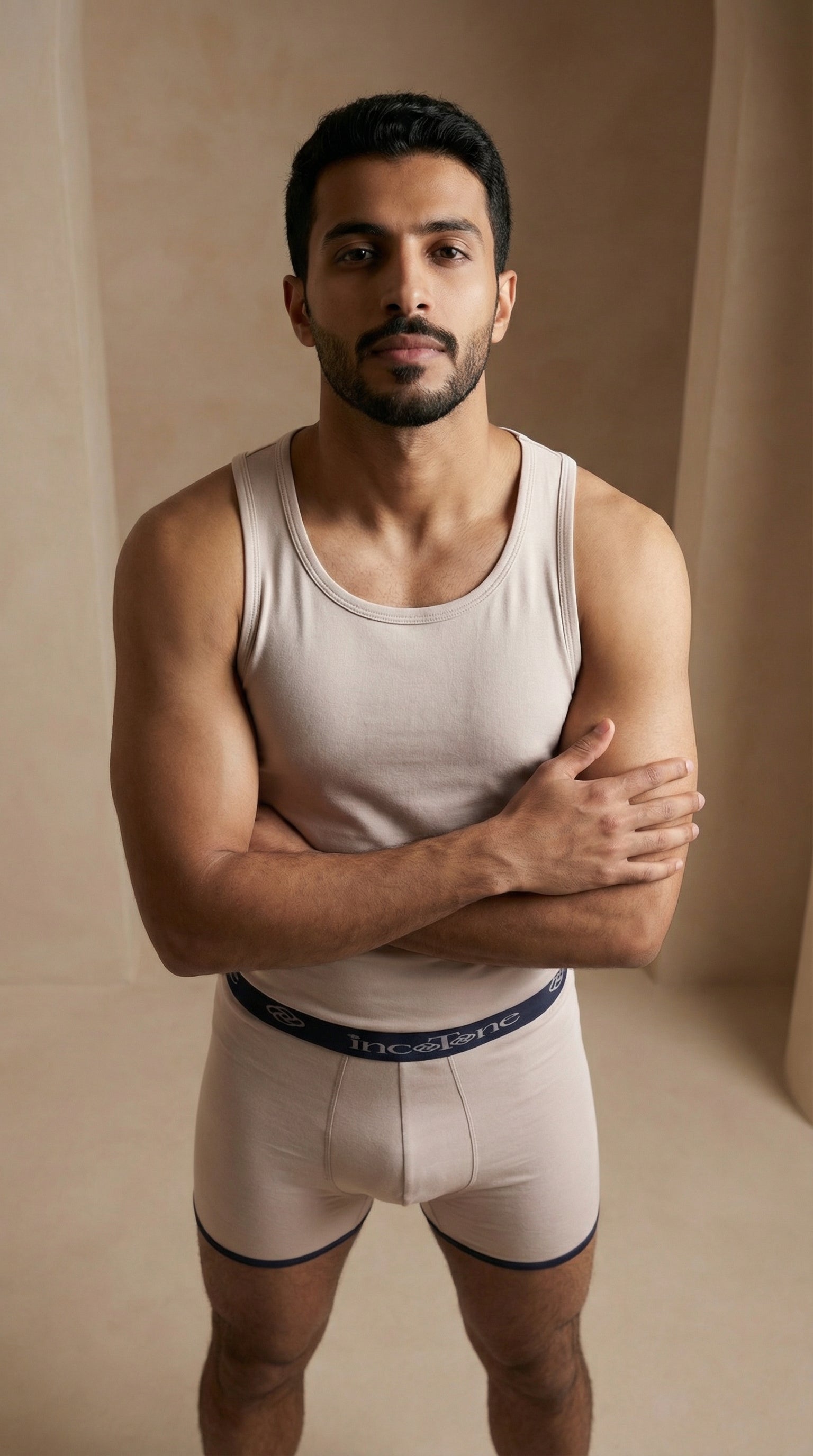 فانيلة رجالي حمالات قطن مريح