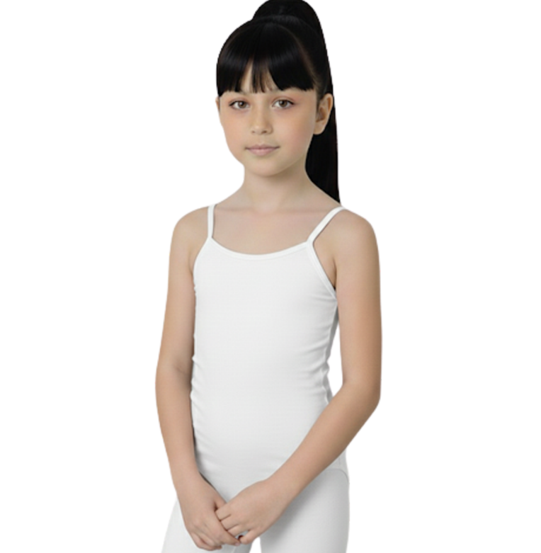 فانيلة بناتي حمالات قطن استرتش