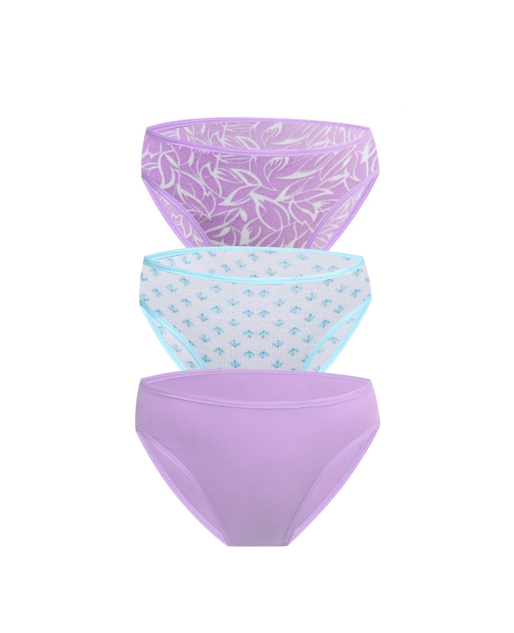 باك 3 بريف نسائي قطن مريح